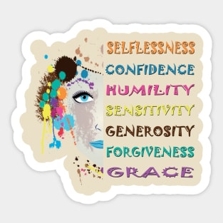 Beautiful Women-Women: Bold and Inspiring Sticker